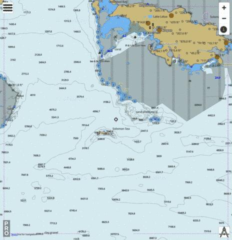 Solomon Sea - Woodlark Island Marine Chart - Nautical Charts App