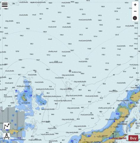 Arafura Sea - Drysdale Island to Crocodile Island Marine Chart - Nautical Charts App