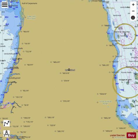 Australia - Queensland - Great Barrier Reef - Viking Reef to Tern Islet Marine Chart - Nautical Charts App