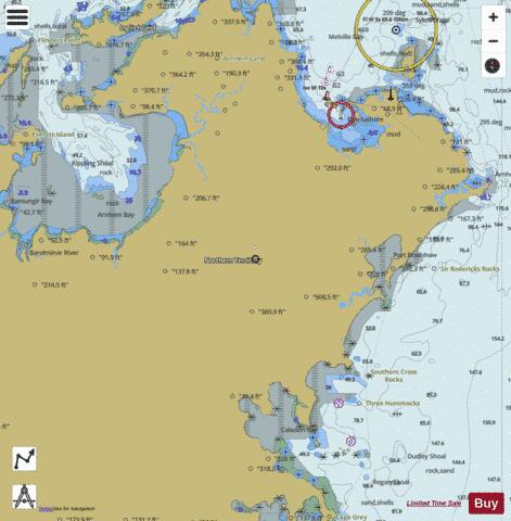 Australia - Northern Territory - Cape Grey to Gove Marine Chart - Nautical Charts App