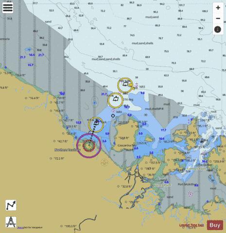 Australia - Northern Territory - Approaches to Bing Bong Marine Chart - Nautical Charts App