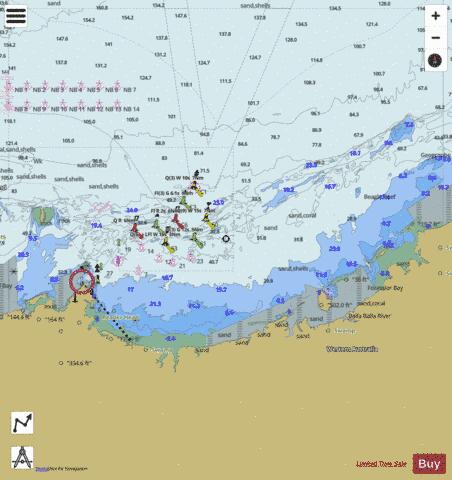 Western Australia - Approaches to Port Walcott Marine Chart - Nautical Charts App