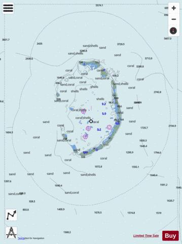 Coral Sea - Marion Reef Marine Chart - Nautical Charts App