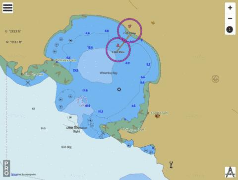 South Australia - Waterloo Bay Marine Chart - Nautical Charts App