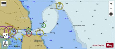 Queensland - Great Barrier Reef - Mourilyan Harbour Marine Chart - Nautical Charts App