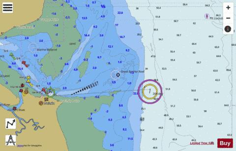 Queensland - Great Barrier Reef - Lucinda Marine Chart - Nautical Charts App