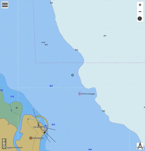 Queensland - Great Barrier Reef - Port Douglas Marine Chart - Nautical Charts App