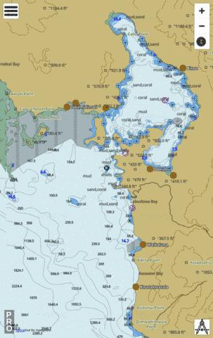 Papua New Guinea - Normandy Island - Sewa Bay and approaches Marine Chart - Nautical Charts App