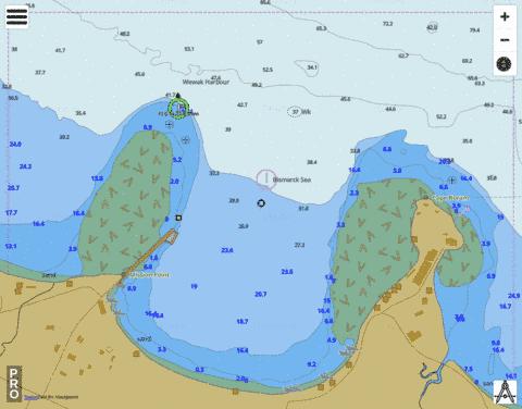 Papua New Guinea - North Coast - Wewak Wharves Marine Chart - Nautical Charts App