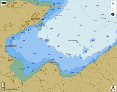 Admiralty Islands - Lombrum Bay Marine Chart - Nautical Charts App