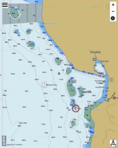 Papua New Guinea - New Britain - North Coast - Tavanatangir Harbour Marine Chart - Nautical Charts App