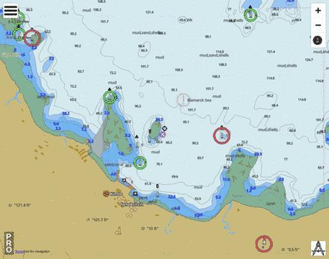 Bismarck Sea - Kimbe Marine Chart - Nautical Charts App