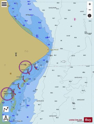 Australia - Western Australia - Exmouth Gulf - Point Murat Wharf Marine Chart - Nautical Charts App