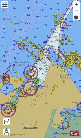Australia - Queensland - Townsville Inner Harbour Marine Chart - Nautical Charts App