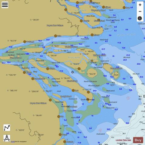 Papua New Guinea - South Coast - Fly River Delta Marine Chart - Nautical Charts App