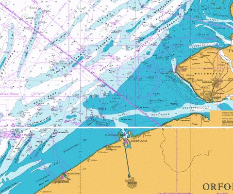 Westerschelde  Oostende to Westkapelle Marine Chart - Nautical Charts App