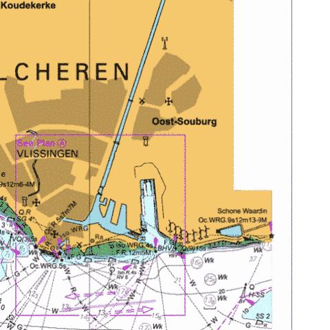 A Vlissingen Marine Chart - Nautical Charts App