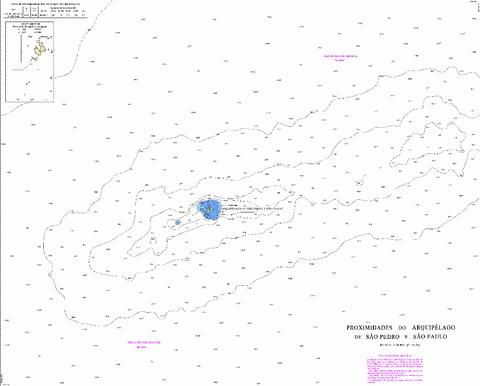 PROXIMIDADES DO ARQUIPELAGO DE SAO PEDRO E SAO PAULO Marine Chart - Nautical Charts App