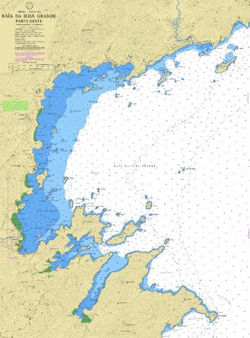 BAIA DA ILHA GRANDE PARTE OESTE Marine Chart - Nautical Charts App