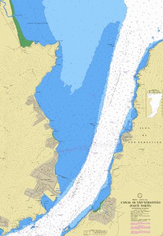 CANAL DE SAO SEBASTIAO (PARTE NORTE) Marine Chart - Nautical Charts App