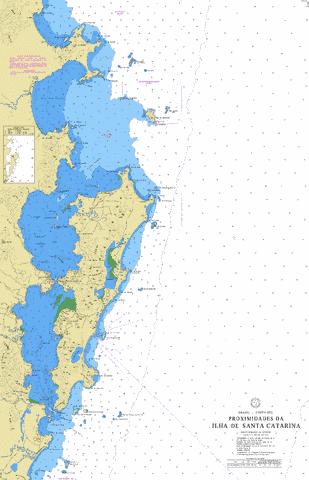 PROXIMIDADES DA ILHA DE SANTA CATARINA Marine Chart - Nautical Charts App