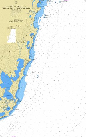 DA ILHA DE CORAL AO CABO DE SANTA MARTA GRANDE Marine Chart - Nautical Charts App