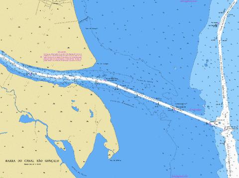 BARRA DO CANAL SAO GONCALO Marine Chart - Nautical Charts App