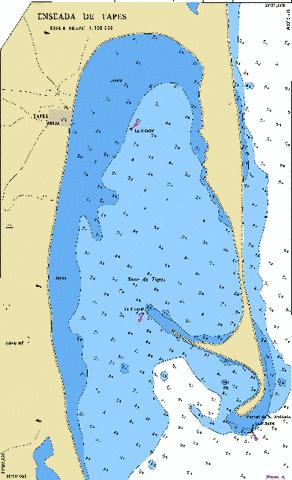 ENSEADA DE TAPES Marine Chart - Nautical Charts App