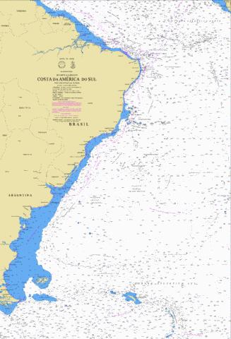 COSTA DA AMERICA DO SUL Marine Chart - Nautical Charts App