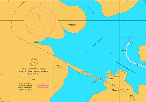 RIO SAO JOSE DOS DOURADO 1 Marine Chart - Nautical Charts App