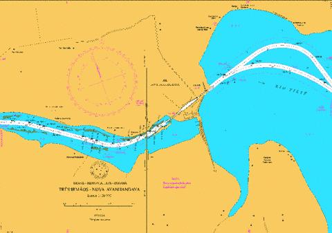TRES IRMAOS - NOVA  AVANHANDAVA Marine Chart - Nautical Charts App