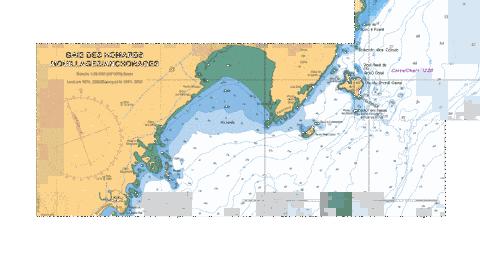BAIE DES HOMARDS MOUILLAGES / ANCHORAGES Marine Chart - Nautical Charts App