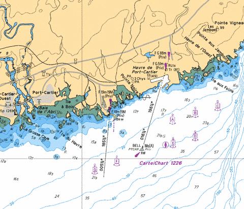 PORT-CARTIER Marine Chart - Nautical Charts App