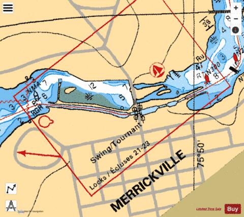 MERRICKVILLE Marine Chart - Nautical Charts App