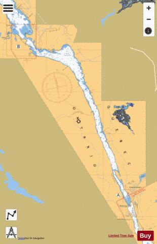 T�MISCAMING �/TO CHENAL OPIMICA Marine Chart - Nautical Charts App