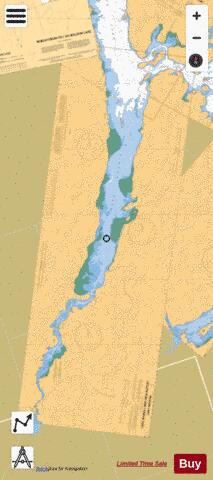 PIGEON LAKE (SOUTH PORTION/PARTIE SUD) Marine Chart - Nautical Charts App