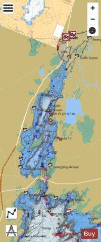 LAKE COUCHICHING - LAKE SIMCOE TO/� COUCHICHING LOCK/L'�CLUSE DE COUCHICHING Marine Chart - Nautical Charts App