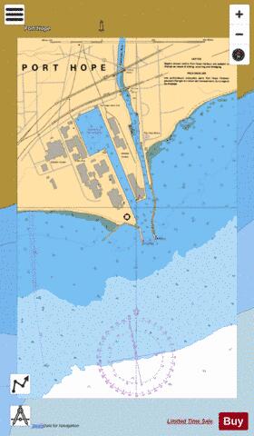 PORT HOPE HARBOUR Marine Chart - Nautical Charts App