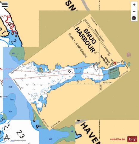 SNUG HARBOUR Marine Chart - Nautical Charts App
