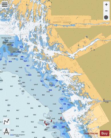 BYNG INLET TO/À KEY HARBOUR Marine Chart - Nautical Charts App