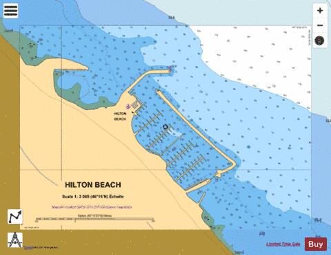 HILTON BEACH Marine Chart - Nautical Charts App