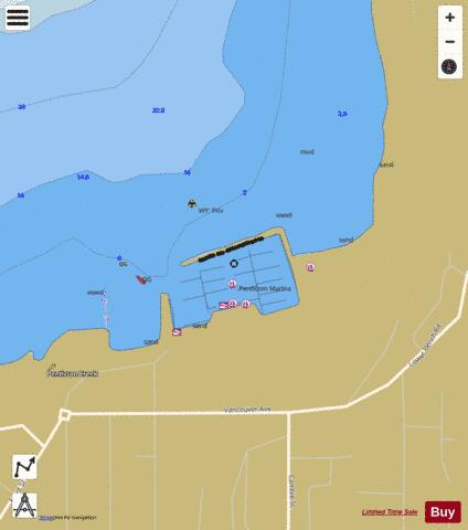 OKANAGAN LAKE - PENTICTON MARINA Marine Chart - Nautical Charts App