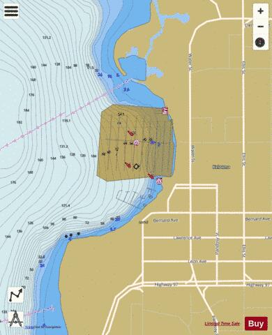 OKANAGAN LAKE - KELOWNA YACHT CLUB Marine Chart - Nautical Charts App
