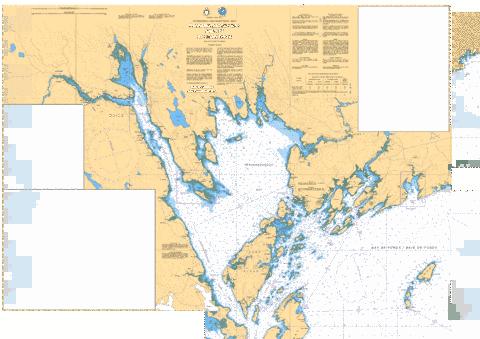 PASSAMAQUODDY BAY AND / ET ST CROIX RIVER Marine Chart - Nautical Charts App