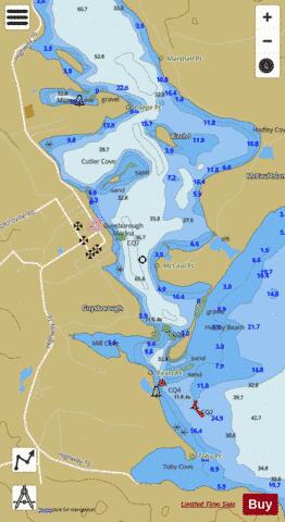 GUYSBOROUGH HARBOUR,NU Marine Chart - Nautical Charts App