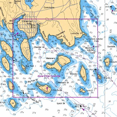 CHESTER HARBOUR Marine Chart - Nautical Charts App