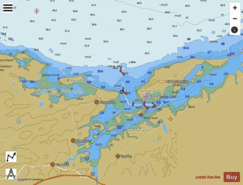 MERIGOMISH HARBOUR Marine Chart - Nautical Charts App
