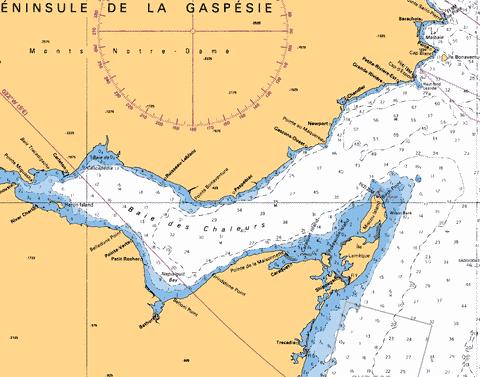 BAIE DES CHALEURS / CHALEUR BAY Marine Chart - Nautical Charts App