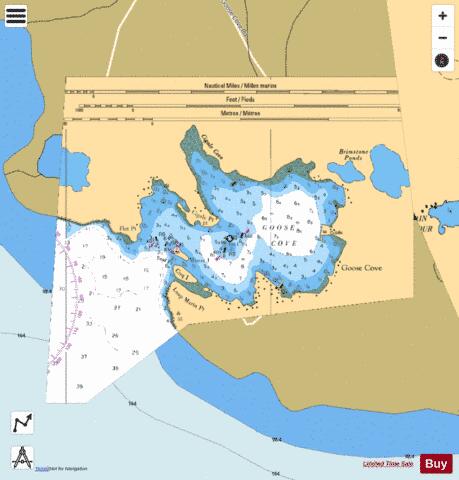 GOOSE COVE Marine Chart - Nautical Charts App