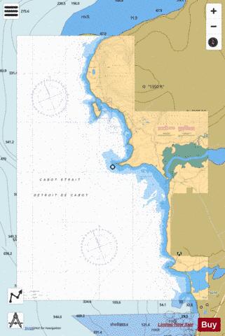 LARKIN POINT TO/� CAPE ANGUILLE Marine Chart - Nautical Charts App